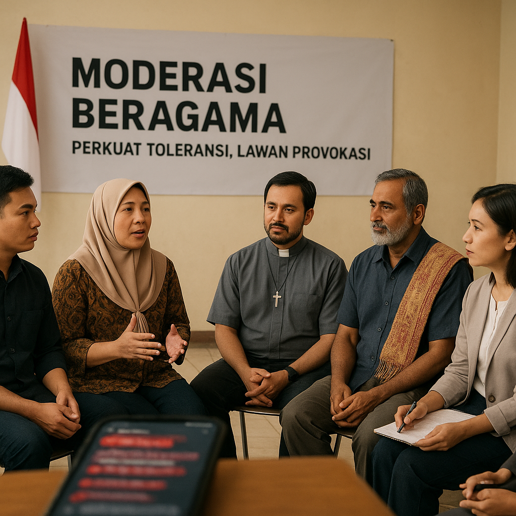 Hadapi Tantangan Medsos, Masyarakat Diajak Perkuat Moderasi Beragama