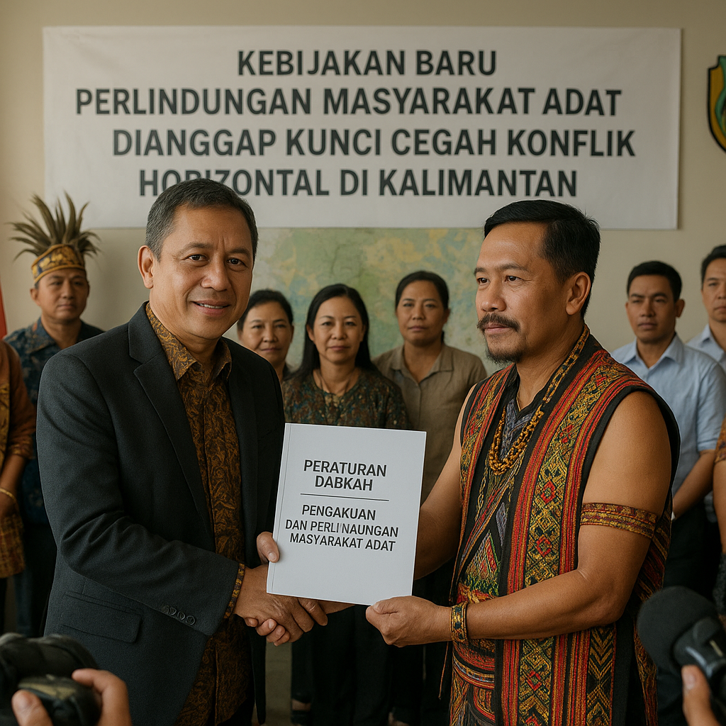 Kebijakan Baru Perlindungan Masyarakat Adat Dianggap Kunci Cegah Konflik Horizontal di Kalimantan