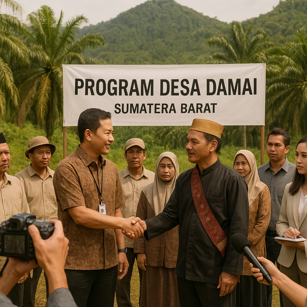 Pemerintah Luncurkan Program Desa Damai untuk Redam Konflik Agraria di Sumatera Barat