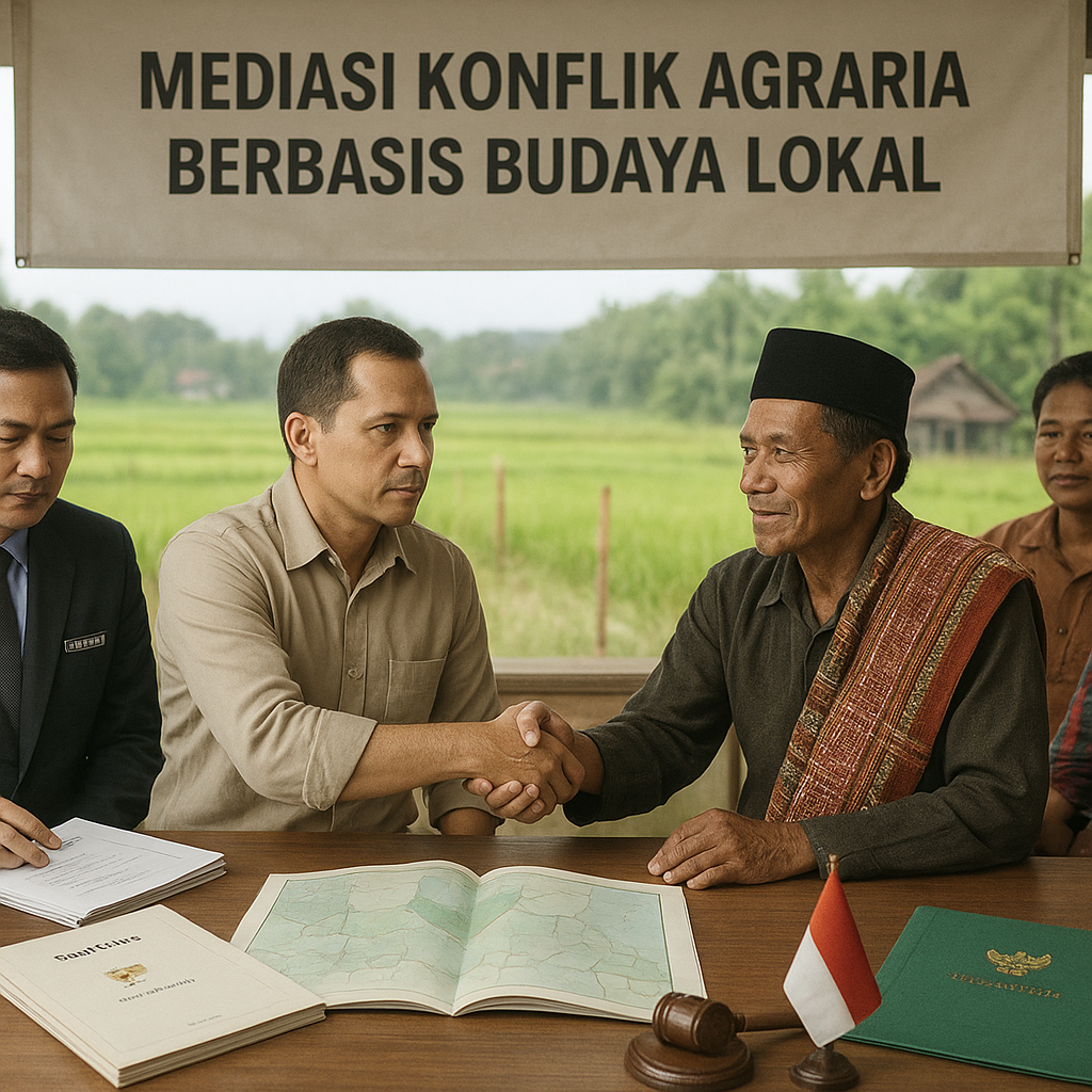 Pemerintah Dorong Penyelesaian Konflik Agraria melalui Mediasi Berbasis Budaya Lokal