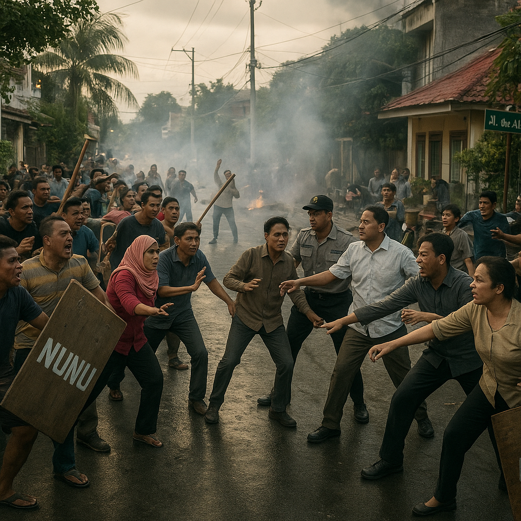 Bentrokan Warga Nunu Vs Anoa di Palu Tak Kunjung Usai