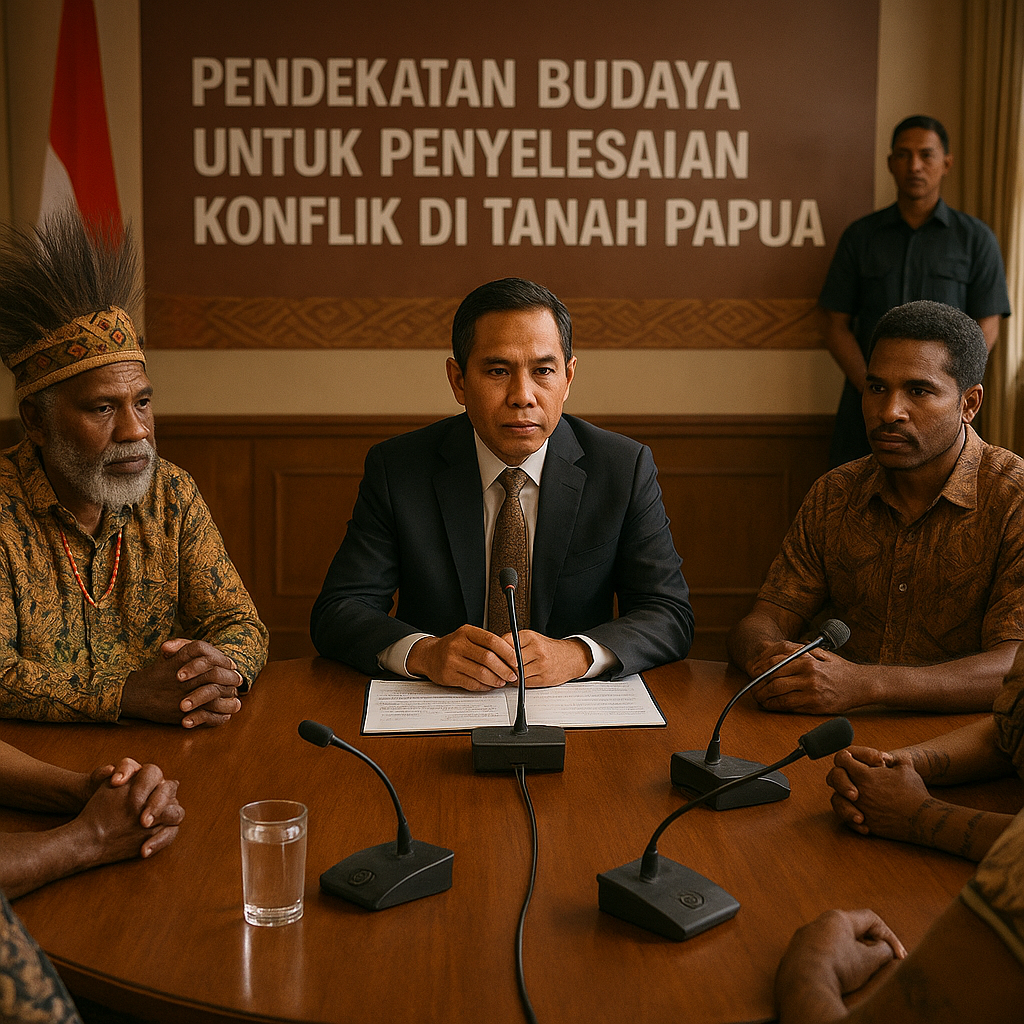 Mendagri Tekankan Pentingnya Pendekatan Budaya dalam Penyelesaian Konflik di Tanah Papua