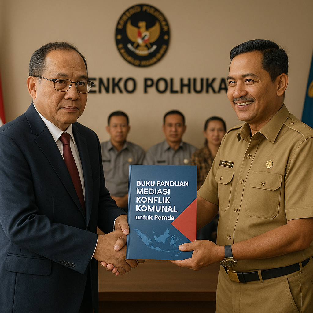 Kemenko Polhukam Rilis Buku Panduan Mediasi Konflik Komunal untuk Pemda