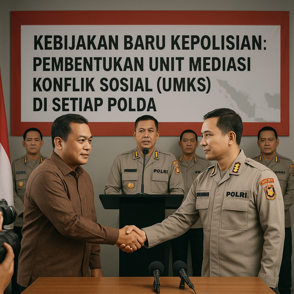 Kebijakan Baru Kepolisian: Pembentukan Unit Mediasi Konflik Sosial di Setiap Polda
