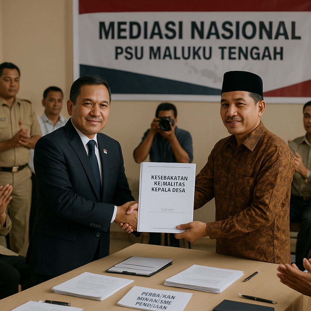 Konflik PSU di Maluku: Mediasi Nasional Berhasil Hasilkan Kesepakatan Netralitas Kepala Desa