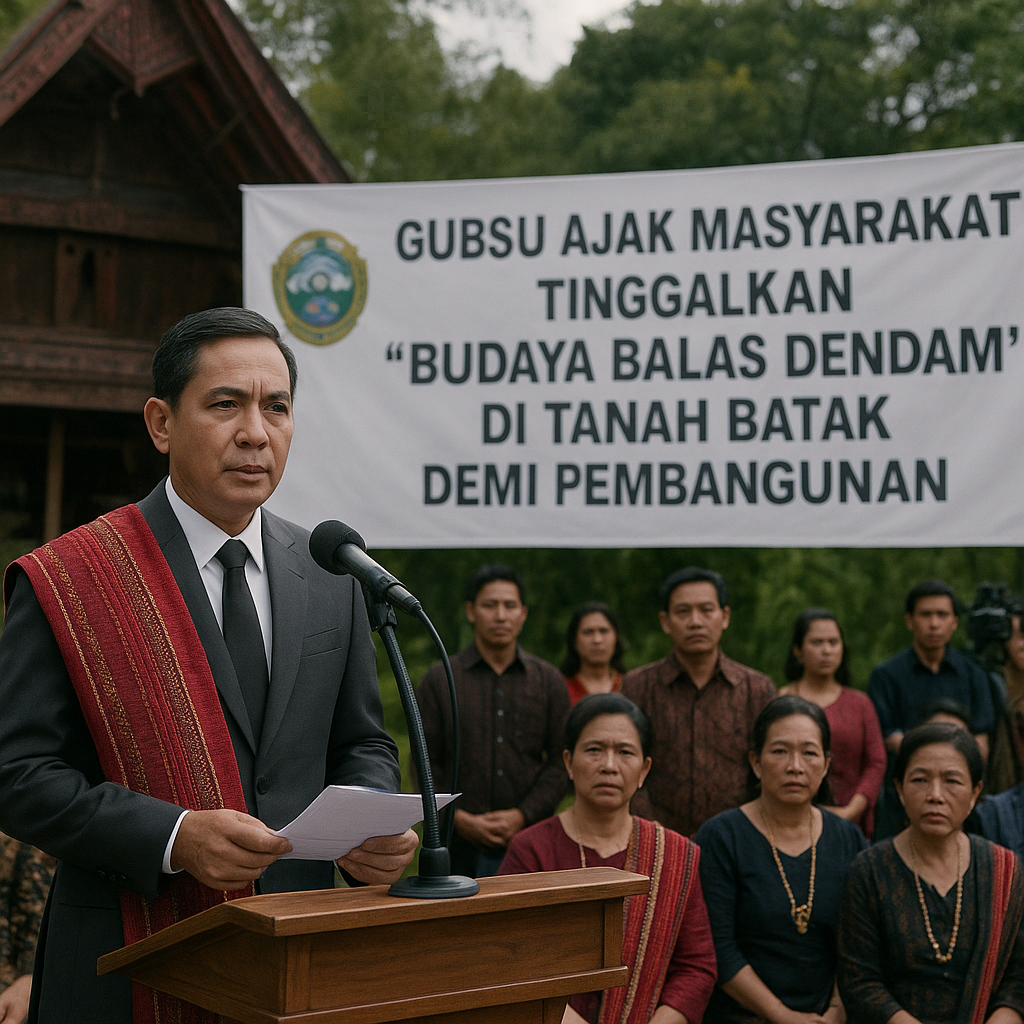 Gubsu Ajak Masyarakat Tinggalkan 'Budaya Balas Dendam' di Tanah Batak demi Pembangunan