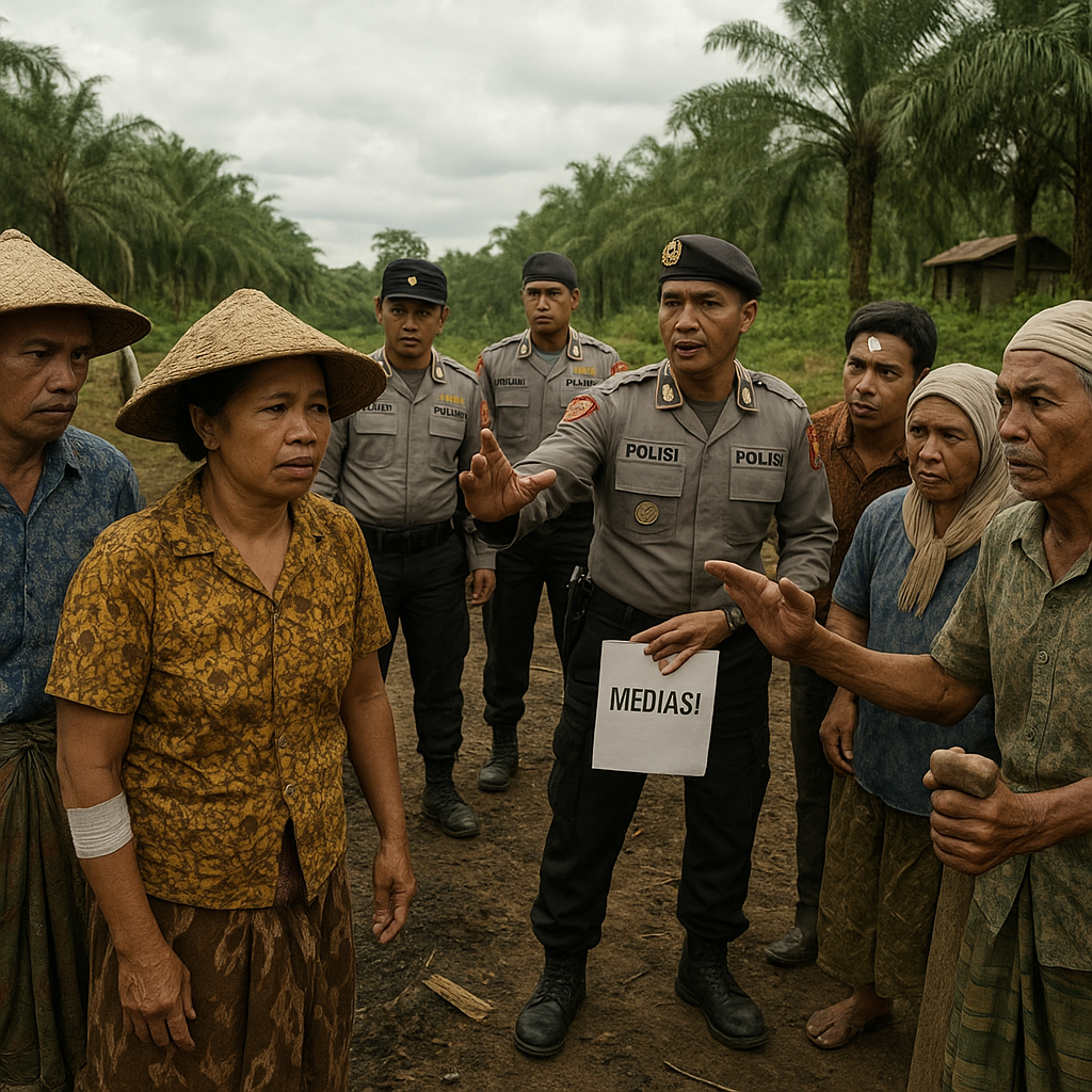 Bentrokan Konflik Lahan 80 Hektare di Kuansing, Mediasi Polisi Dijadwalkan