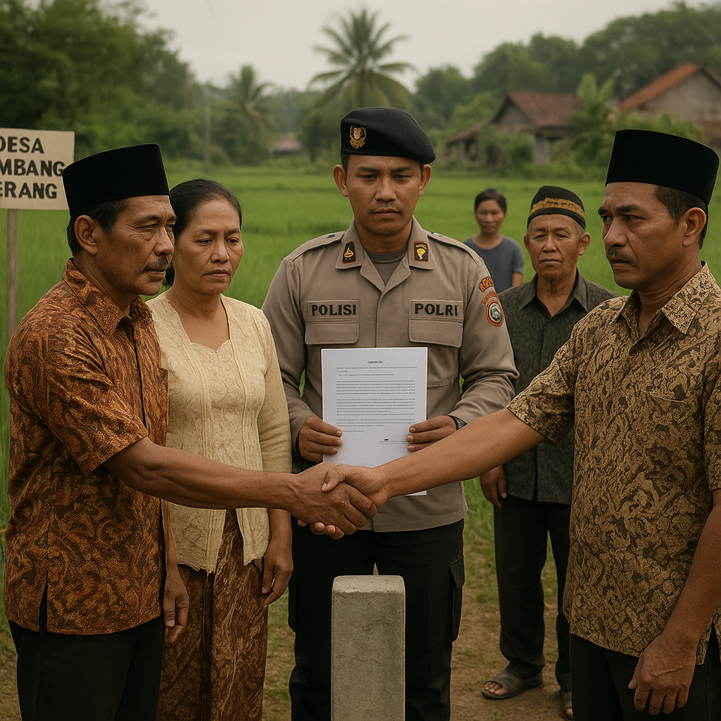 Mediasi Desa Kembang Kerang dan Desa Pandan Indur Berhasil Cegah Bentrokan Berdarah