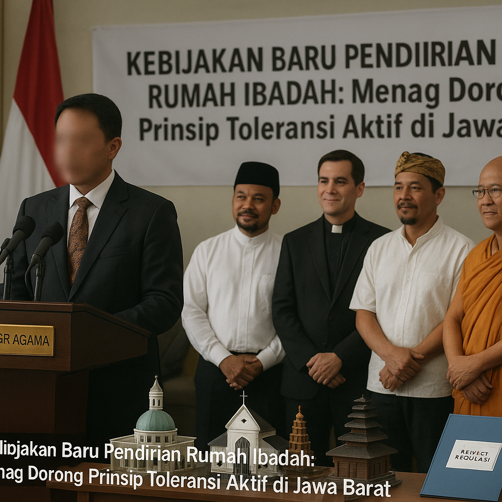 Kebijakan Baru Pendirian Rumah Ibadah: Menag Dorong Prinsip Toleransi Aktif di Jawa Barat