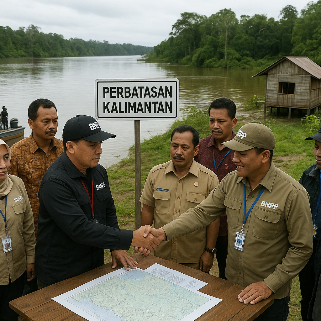 BNPT dan BNPP Sinergi Cegah Radikalisasi di Daerah Perbatasan Kalimantan