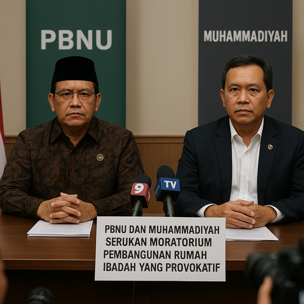 PBNU dan Muhammadiyah Serukan Moratorium Pembangunan Rumah Ibadah yang Provokatif