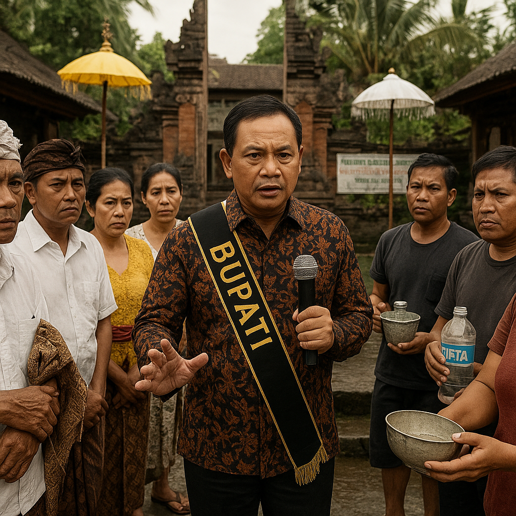 Dimediasi Bupati, Konflik Kajang-Tirta Kawitan Tangkas Belum Ada Titik Temu