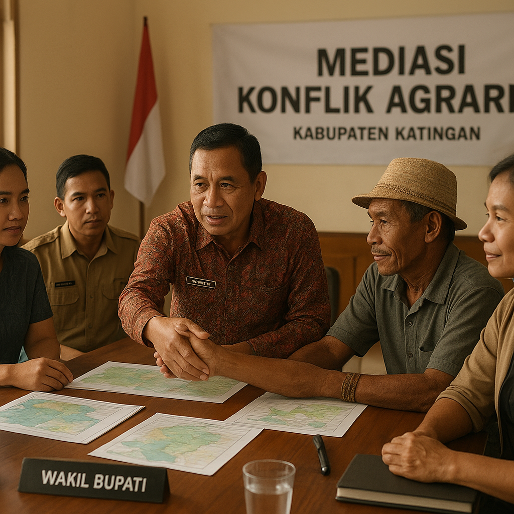 Wabup Katingan Soroti Penyelesaian Konflik Agraria yang Humanis dan Berkeadilan