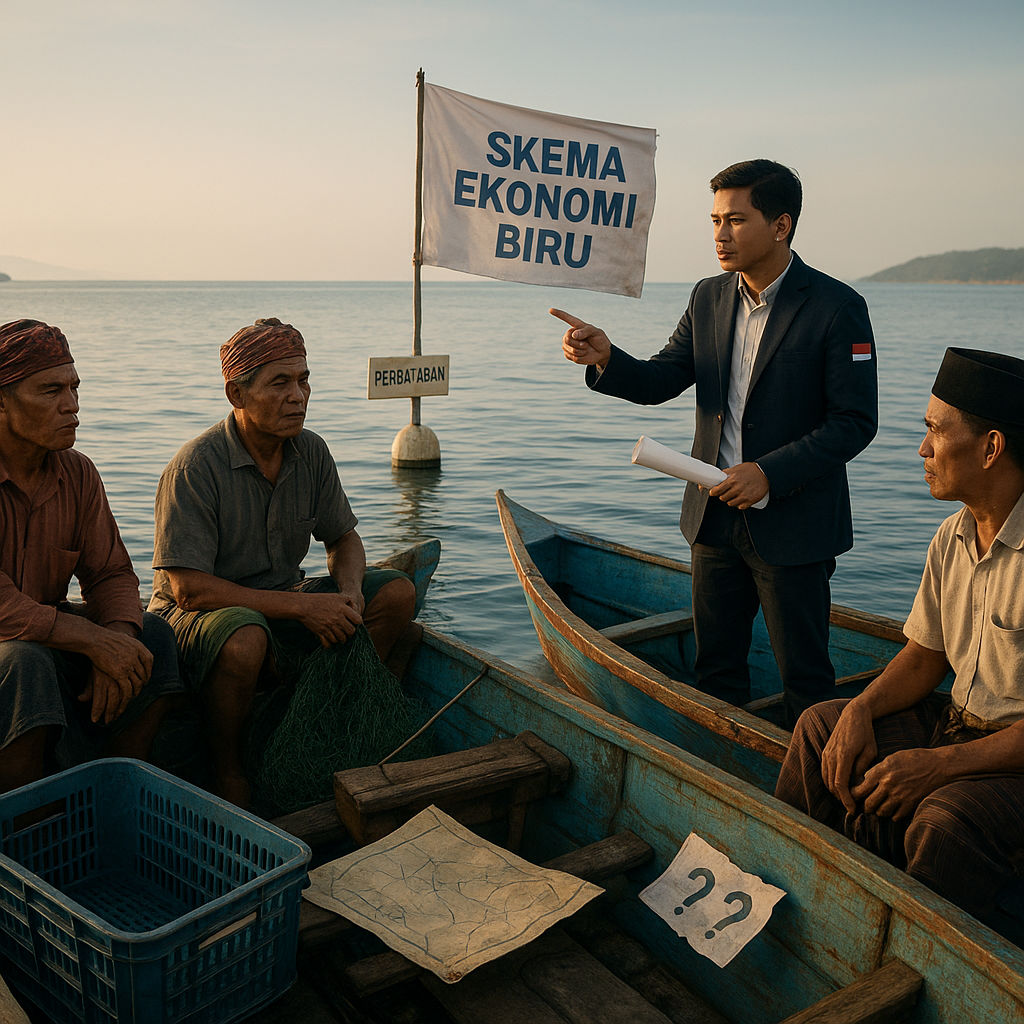 Pemerintah Siapkan Skema Ekonomi Biru untuk Kurangi Konflik Nelayan di Perbatasan