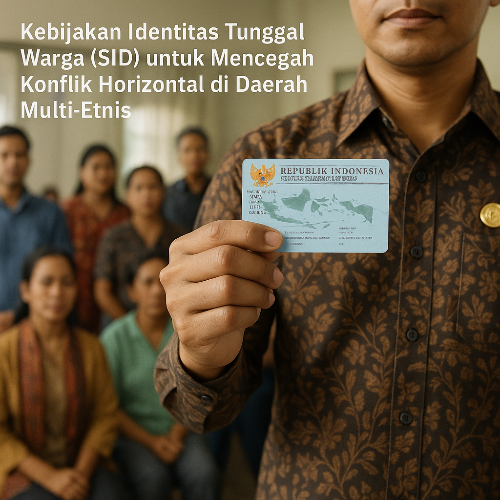 Kebijakan Identitas Tunggal Warga (SID) untuk Mencegah Konflik Horizontal di Daerah Multi-Etnis