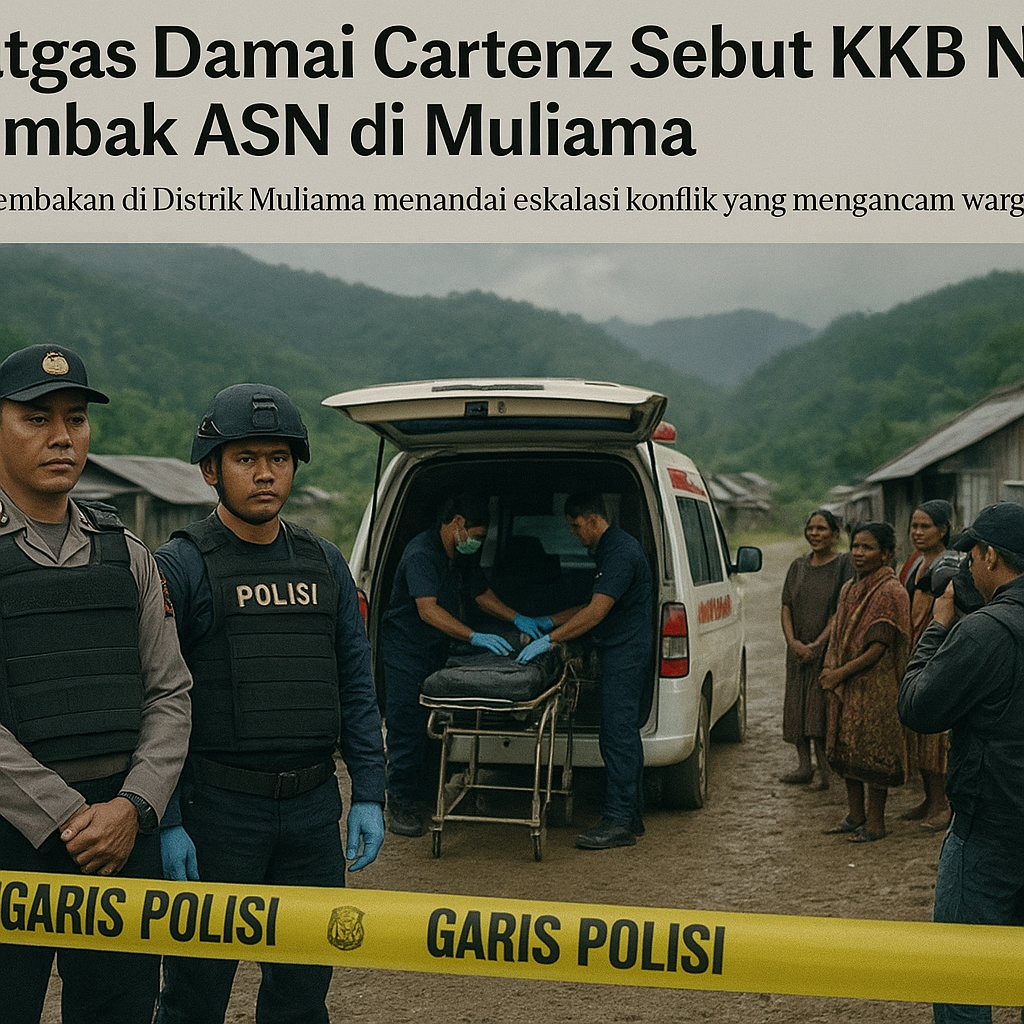 Satgas Damai Cartenz Sebut KKB Nduga Tembak ASN di Muliama