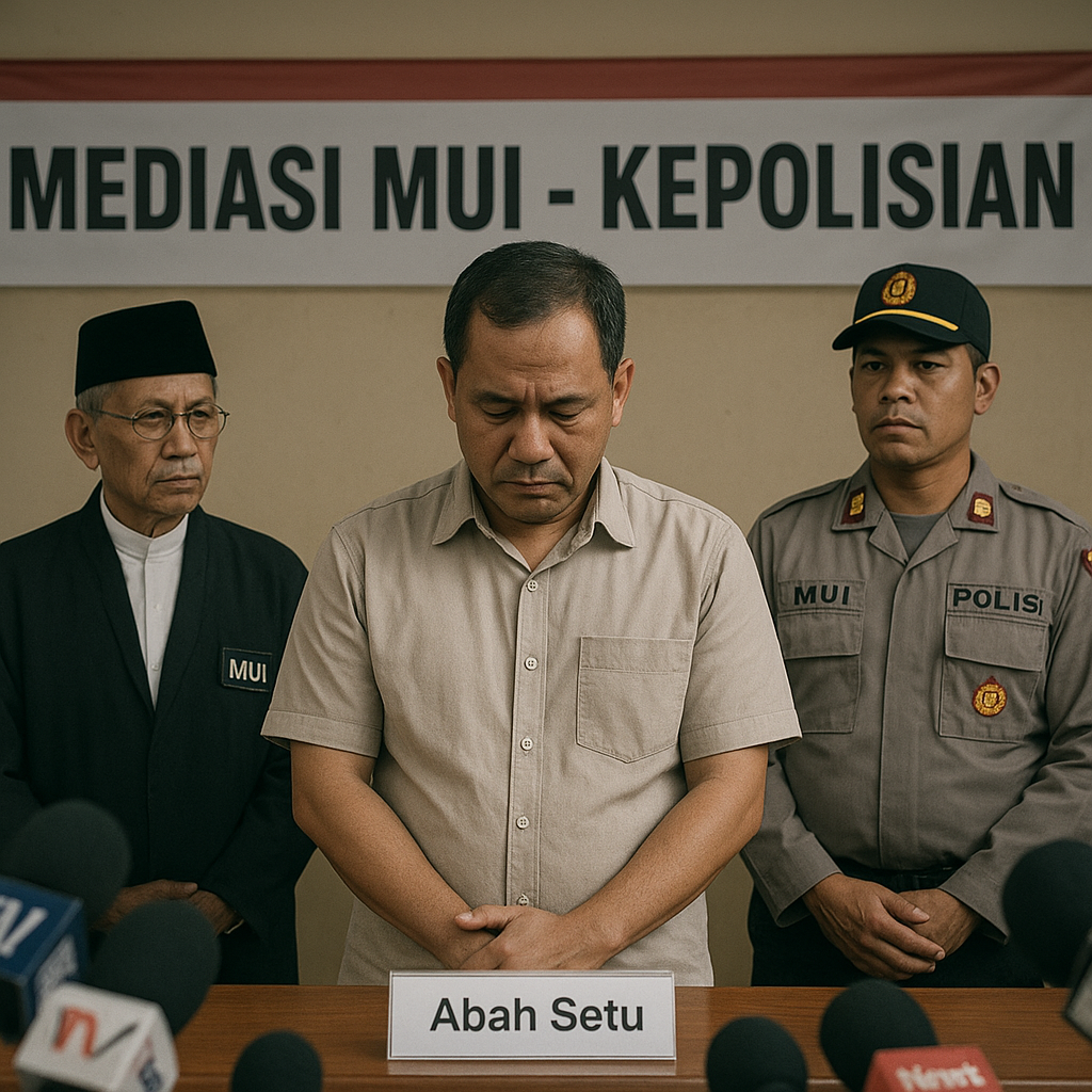 Abah Setu Akui Kesalahan di Hadapan MUI dan Polisi dalam Kasus Ucapan soal Nabi
