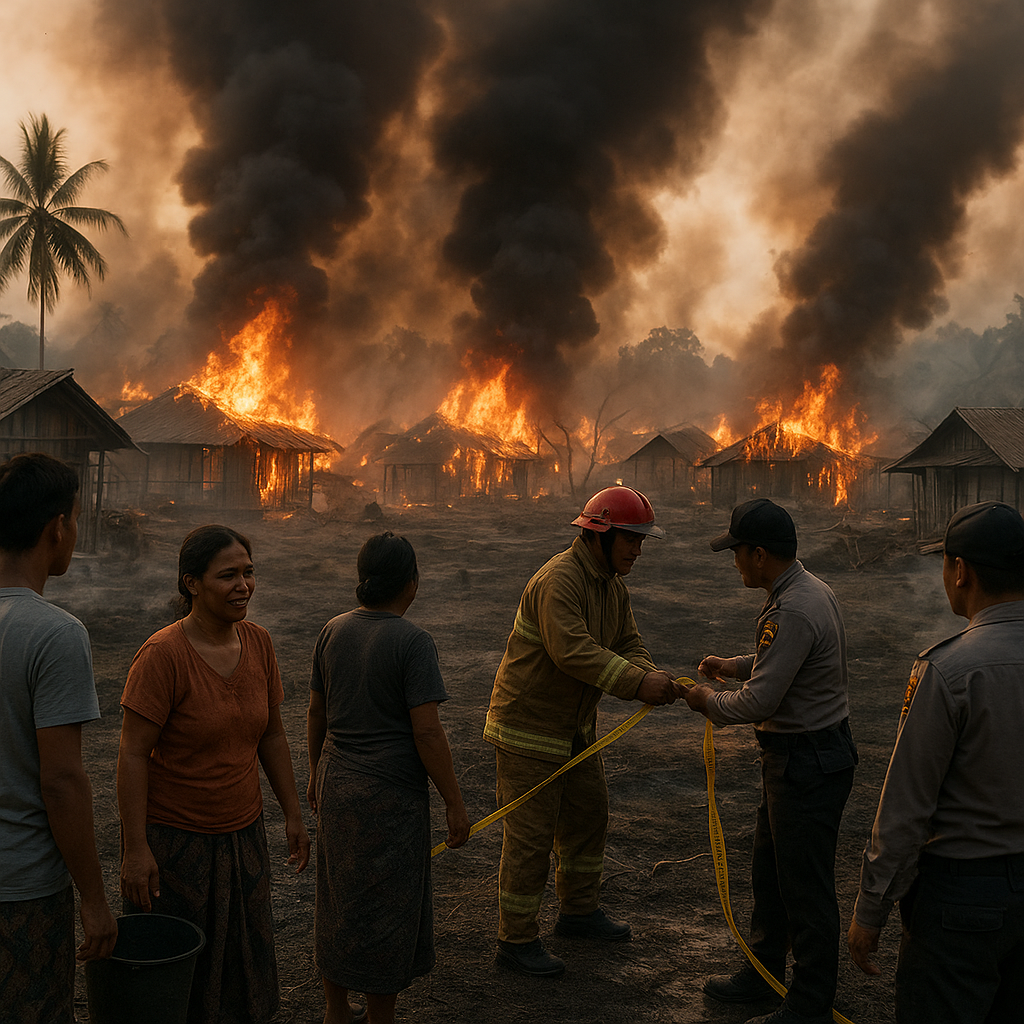 Konflik Horizontal di Maluku Memanas, Kebakaran Lahan Picu Pembakaran 27 Rumah di SBB