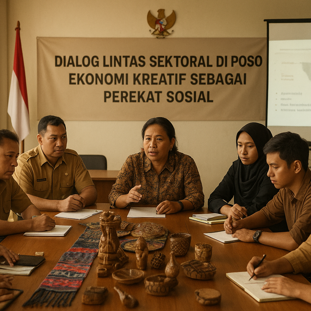 Dialog Lintas Sektoral di Poso Bahas Ekonomi Kreatif sebagai Perekat Sosial Masyarakat