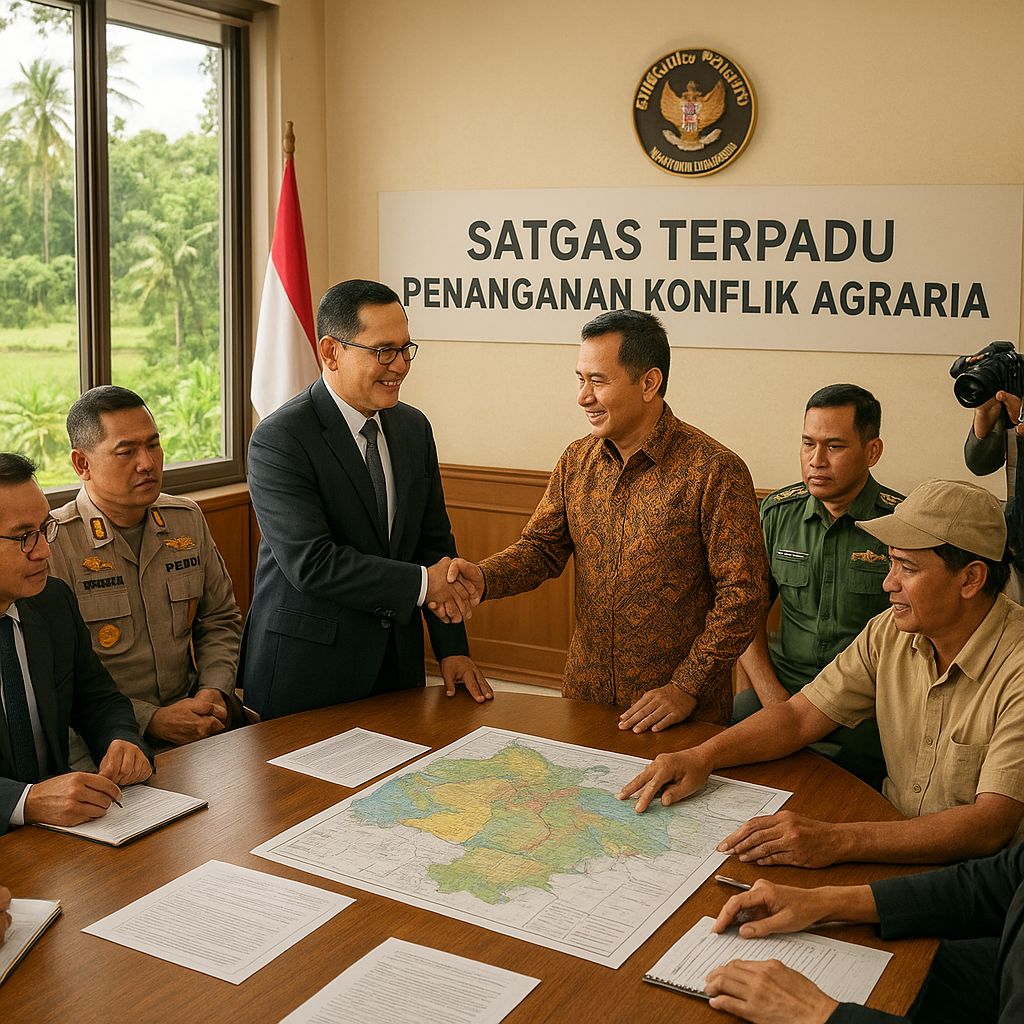 Kemenko Polhukam Bentuk Satgas Terpadu Penanganan Konflik Agraria Melalui Pendekatan Kolaboratif
