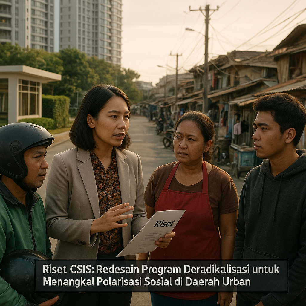 Riset CSIS: Redesain Program Deradikalisasi untuk Menangkal Polarisasi Sosial di Daerah Urban