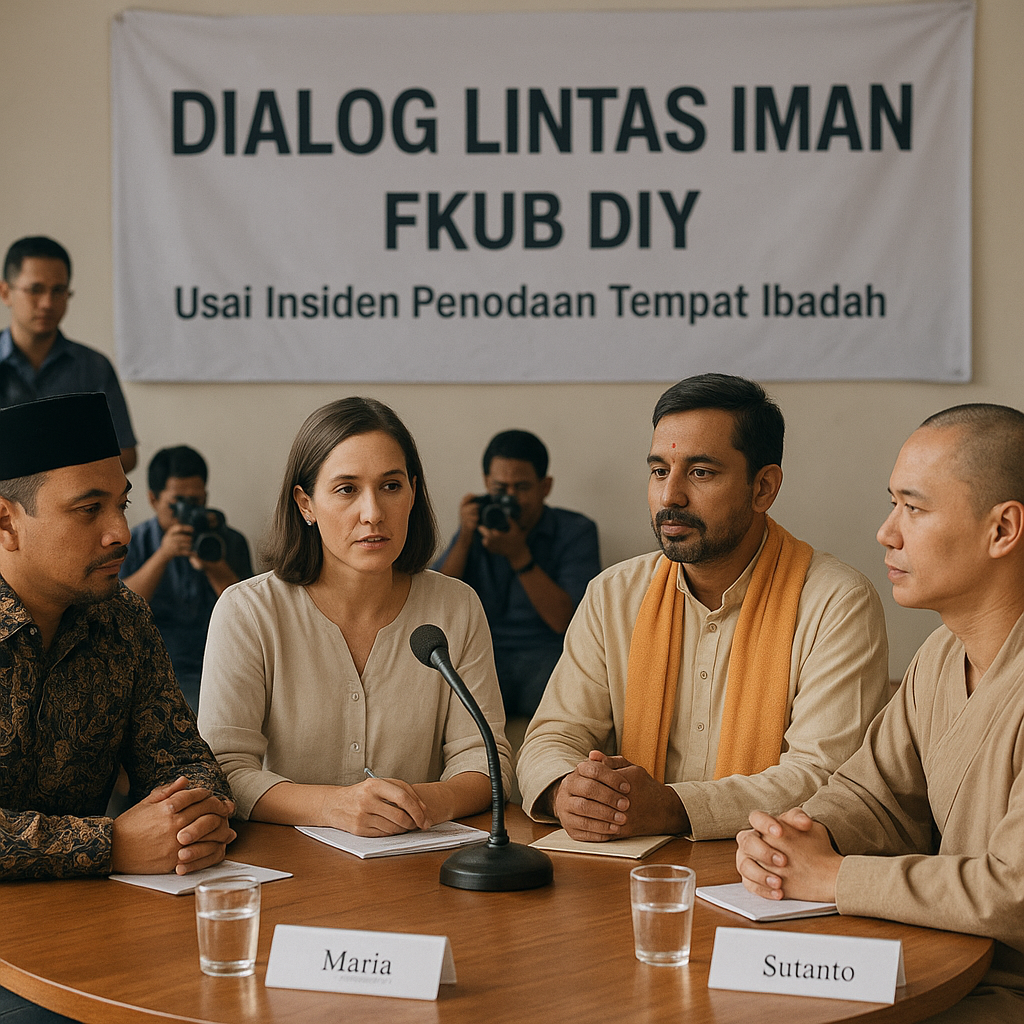 Forum Kerukunan Umat Beragama DIY Gelar Dialog Lintas Iman Usai Insiden Penodaan Tempat Ibadah