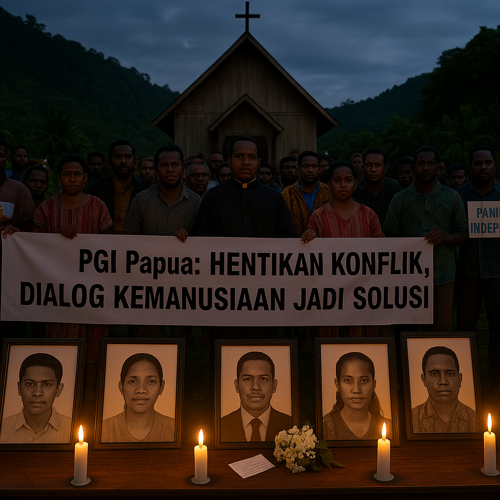 PGI Papua: Hentikan Konflik, Dialog Kemanusiaan Jadi Solusi