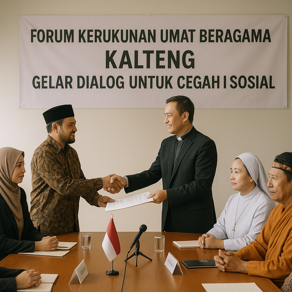 Forum Kerukunan Umat Beragama Kalteng Gelar Dialog untuk Cegah Konflik Sosial