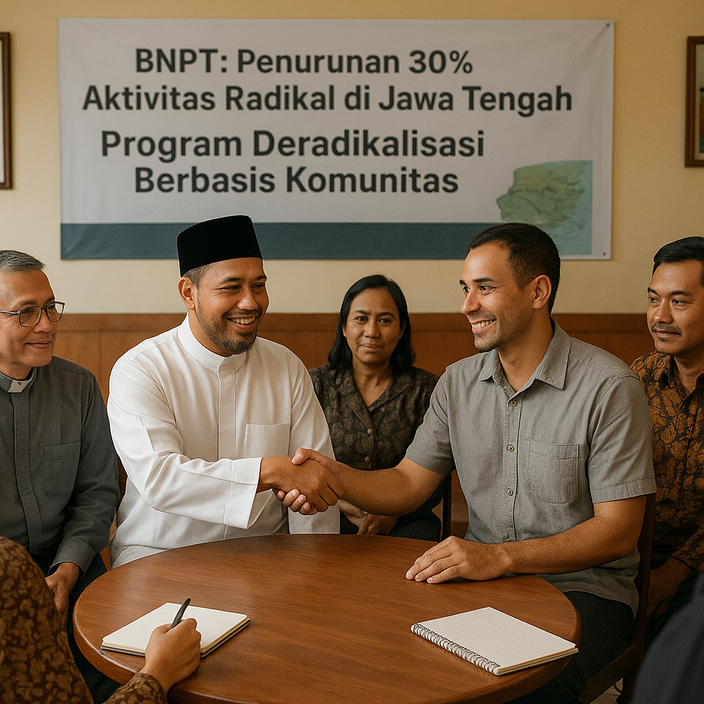 BNPT Laporkan Penurunan Radikalisme di Jawa Tengah Berkat Program Deradikalisasi Komunitas