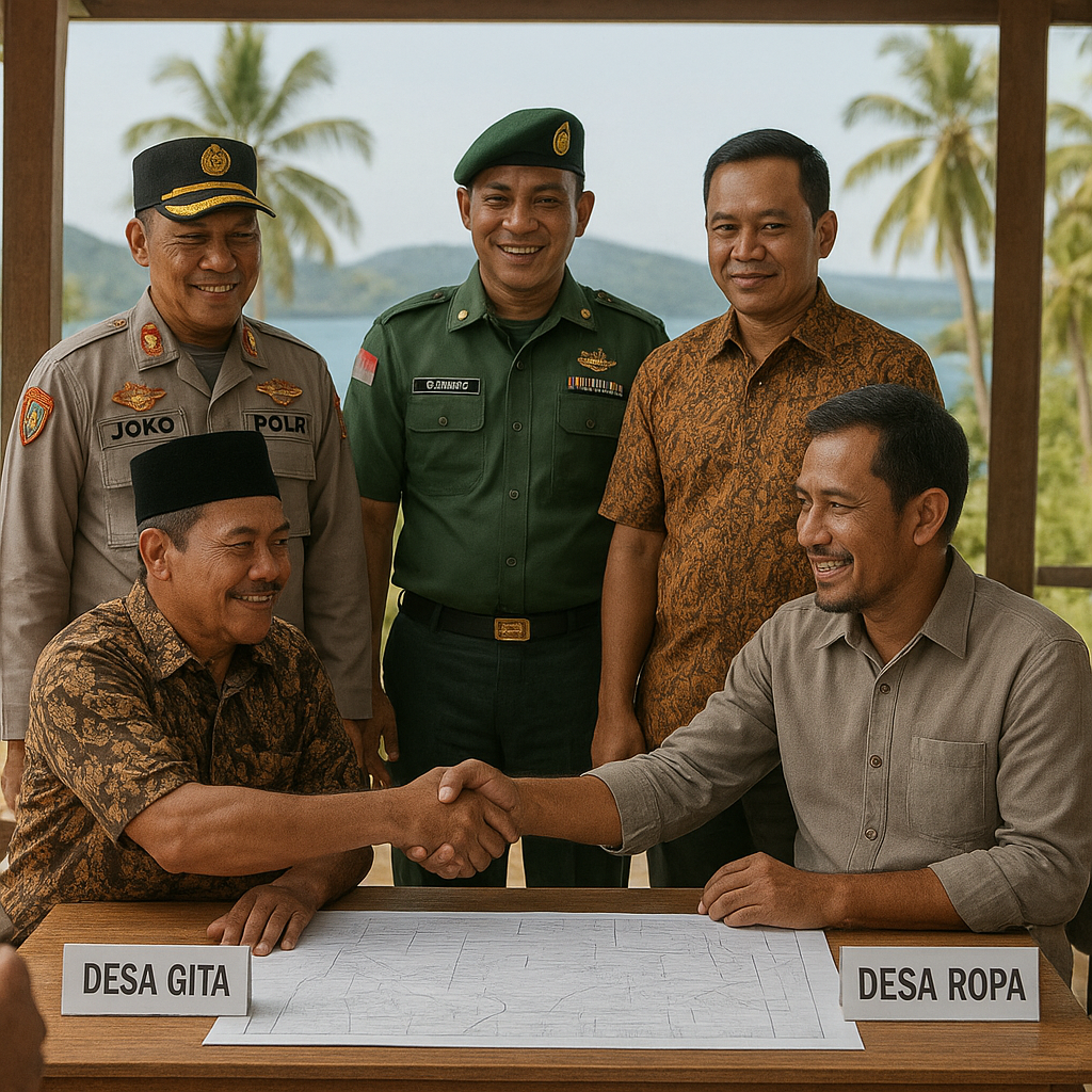 Konflik Lahan di Maluku Utara Mereda Setelah Mediasi Bersama Forkopimda
