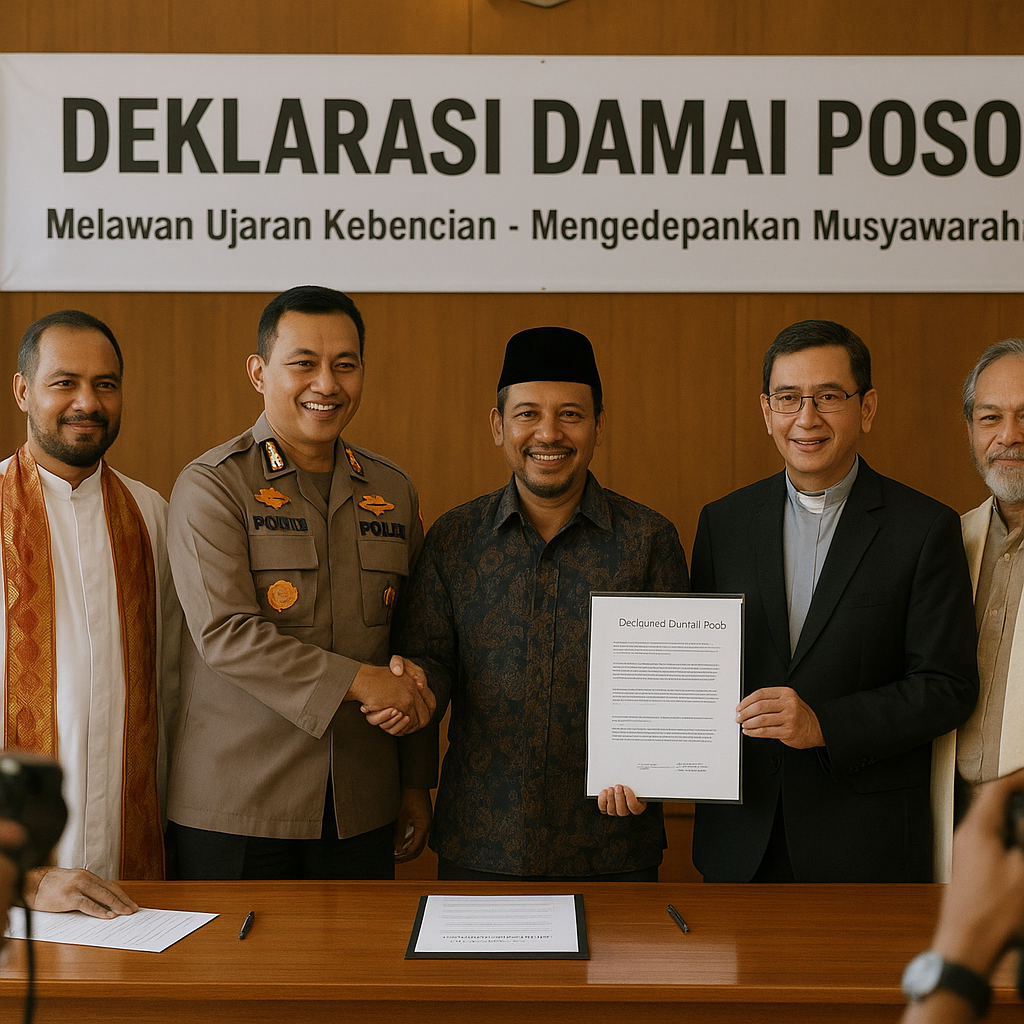 Dialog Antarumat Beragama di Poso Hasilkan Deklarasi Damai