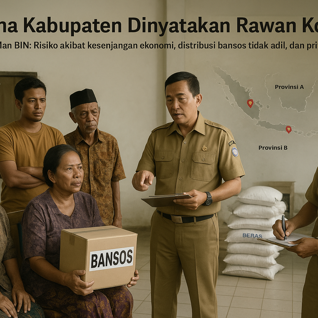 Lima Kabupaten Dinyatakan Rawan Konflik: Fokus pada Kasus Sosial-Ekonomi