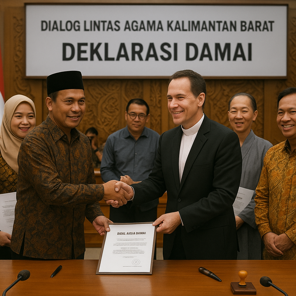Dialog Lintas Agama di Kalimantan Barat Ciptakan Kesepakatan Damai