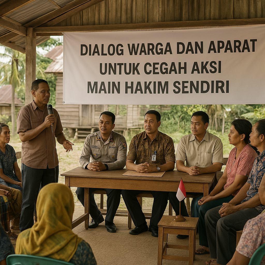 Dialog Warga dan Aparat di Maluku untuk Cegah Aksi Main Hakim Sendiri