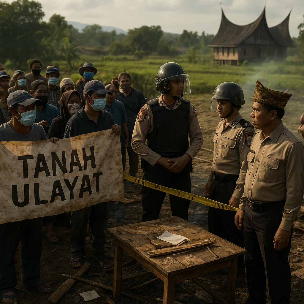 Sengketa Tanah Ulayat di Lima Puluh Kota Berujung Kekerasan Massa: Analisis Kegagalan Mekanisme Penyelesaian