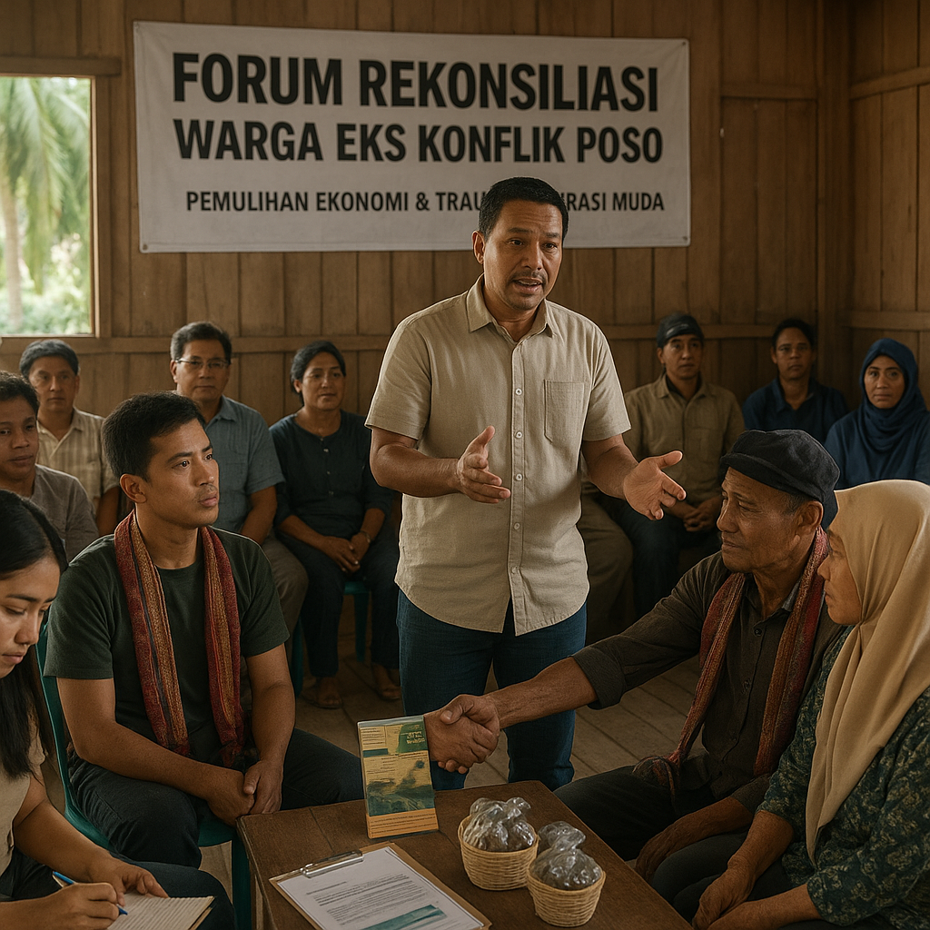 Forum Rekonsiliasi Warga Eks Konflik Poso Digelar, Fokus pada Pemulihan Ekonomi dan Trauma Generasi Muda