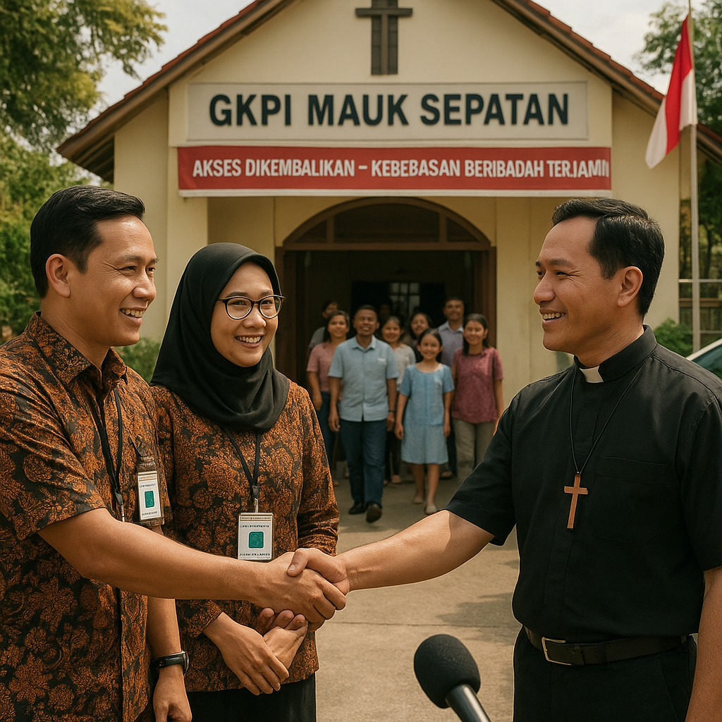 Kemenag Turun Tangan Selesaikan Sengketa Rumah Ibadah GKPI Mauk Sepatan, Kembalikan Akses dan Garansi Kebebasan Beribadah