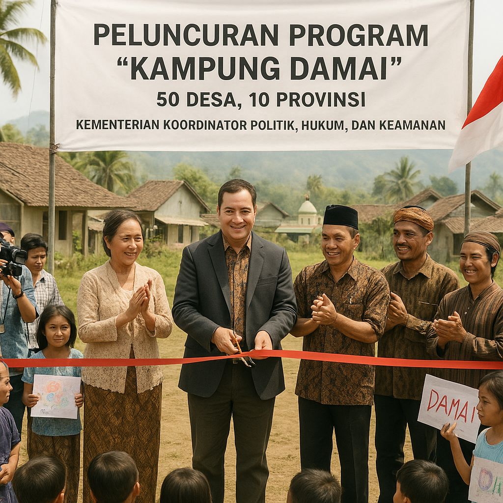 Pemerintah Luncurkan Program 'Kampung Damai' di 50 Desa Rawan Konflik