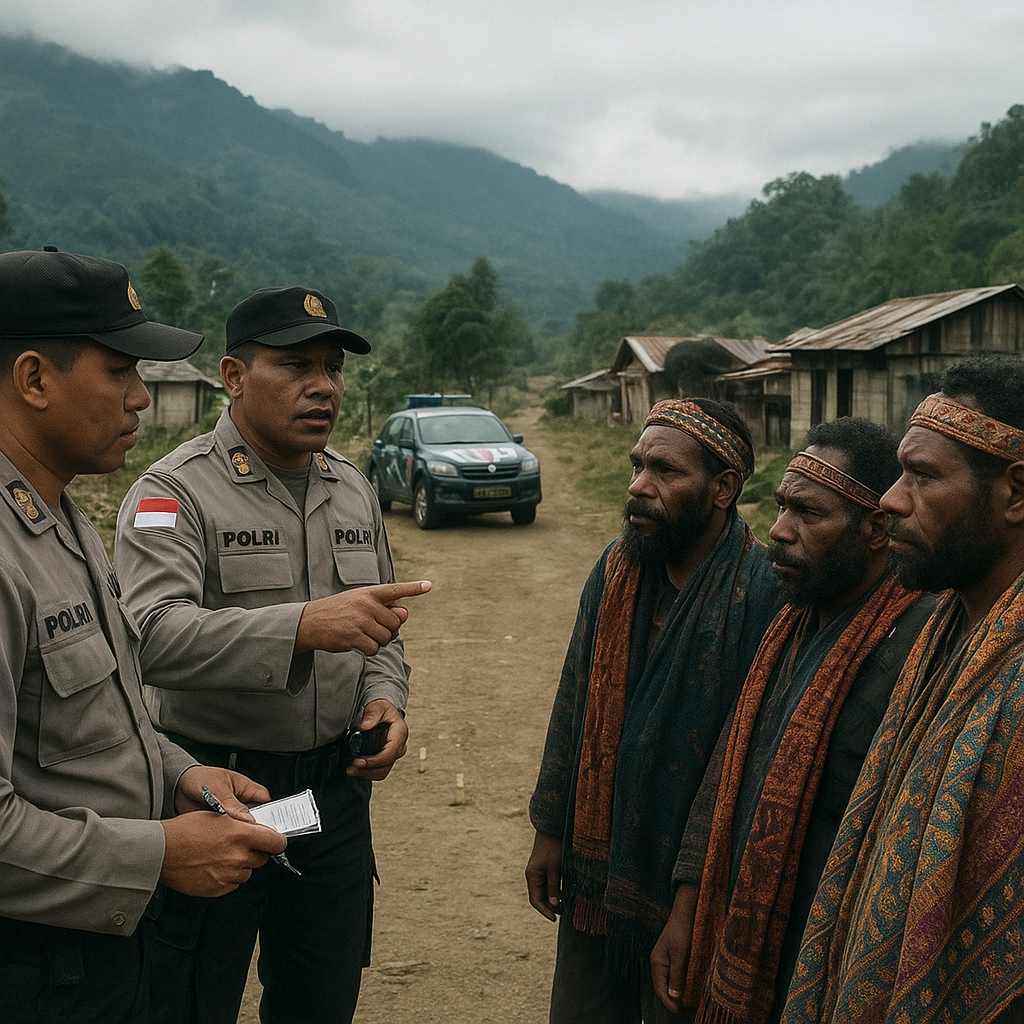 Polri Kaji Ulang Keamanan di Papua Usai Bentrok Antar Suku di Lanny Jaya