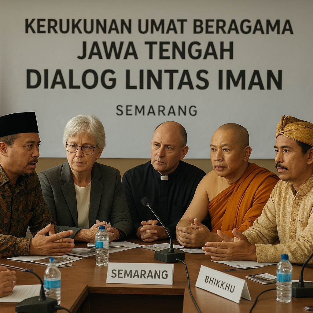 Kerukunan Umat Beragama Jawa Tengah: Dialog Lintas Iman Meredam Potensi Konflik Sosial