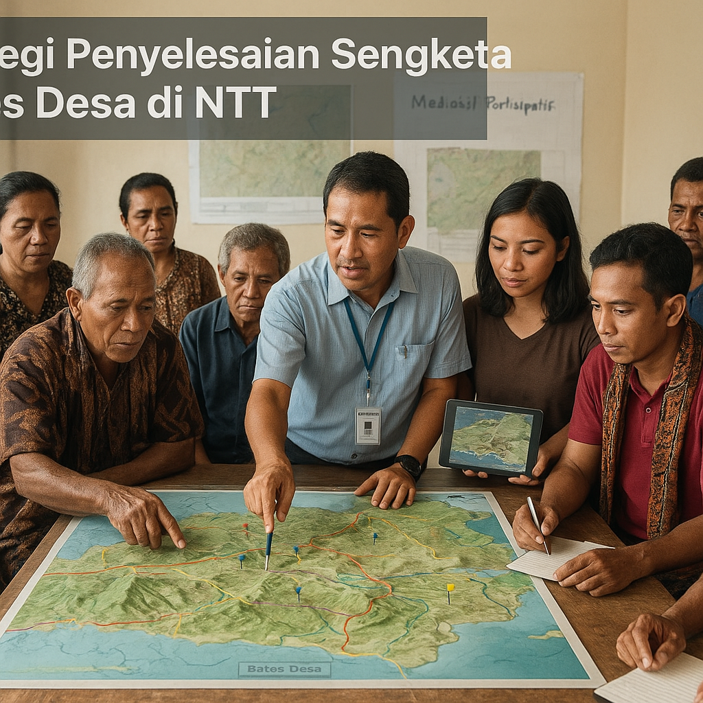 Strategi Penyelesaian Sengketa Batas Desa di NTT: Model Mediasi Partisipatif dengan Peta Partisipatif 3D