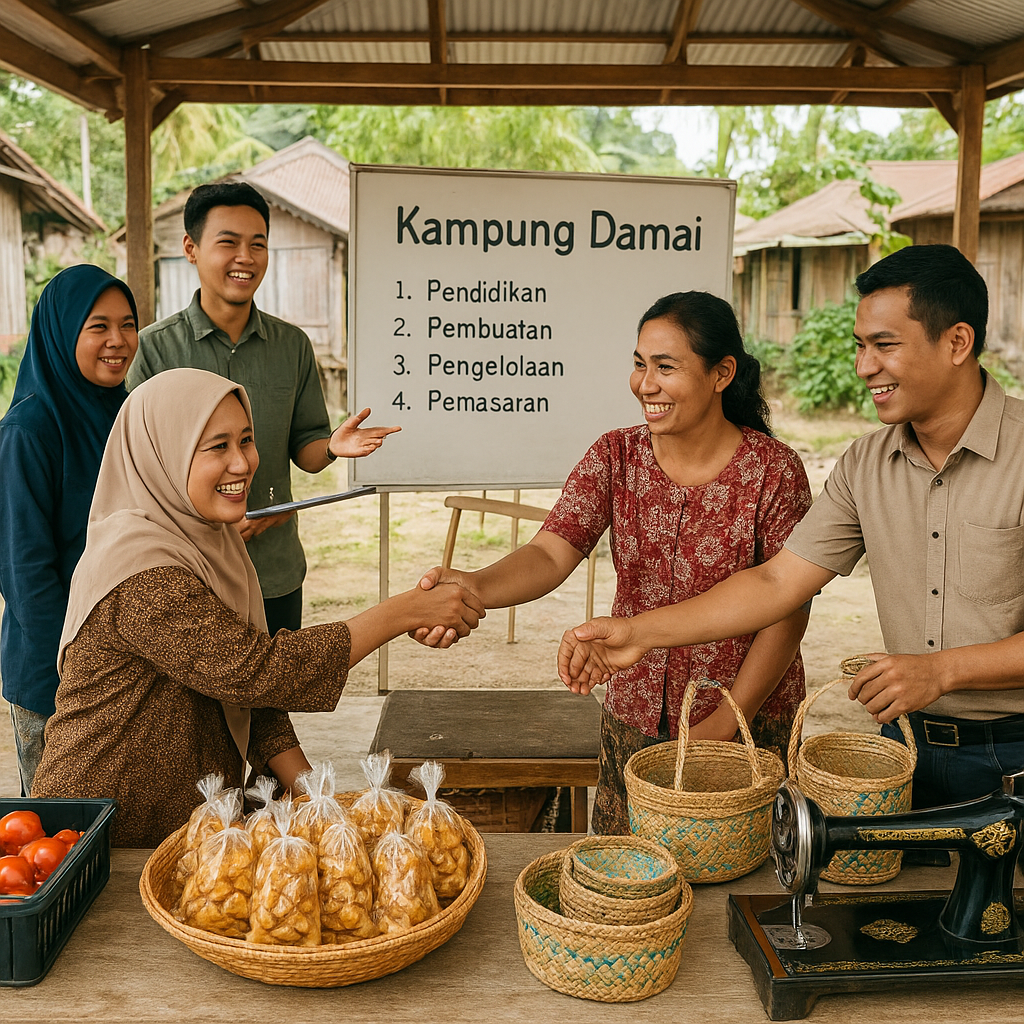 Ekonomi Kerakyatan: Program 'Kampung Damai' Dorong Usaha Mikro Antar Kelompok Konflik di Poso