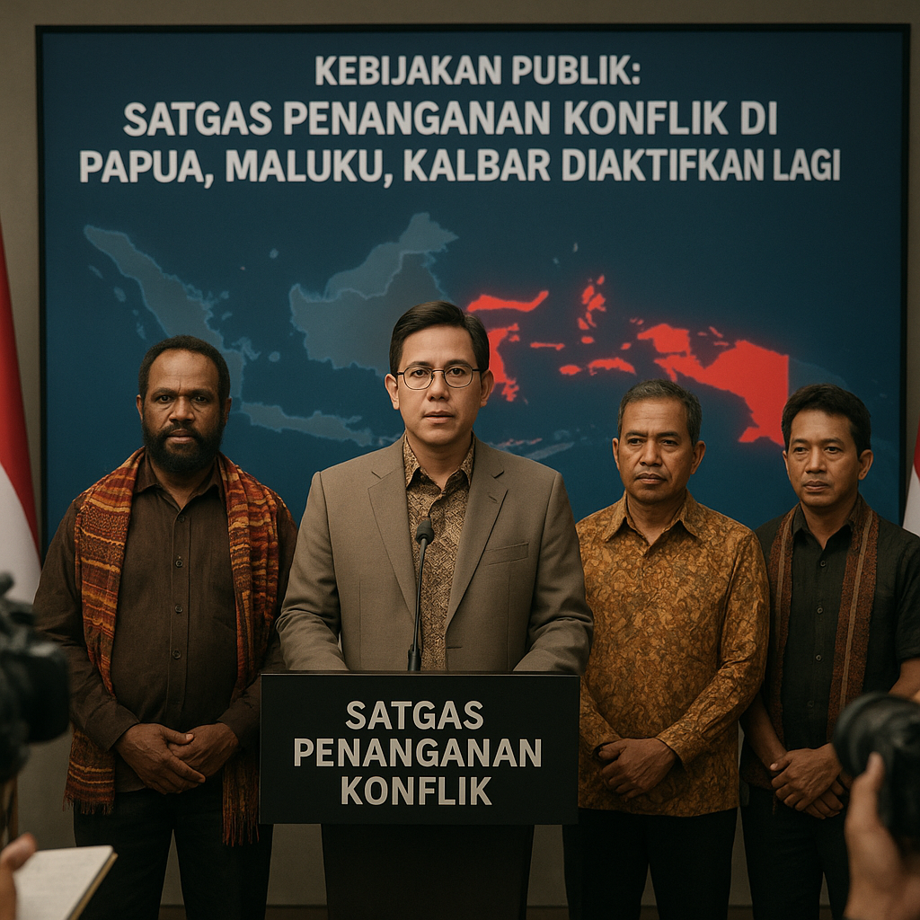 Kebijakan Publik: Satuan Tugas Penanganan Konflik di Tiga Provinsi Rawan Diaktifkan Lagi