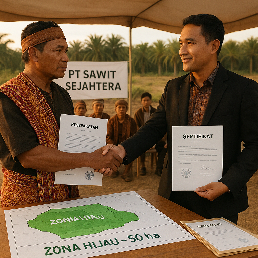 Konflik Lahan di Lampung Berujung Mediasi, Warga dan Perusahaan Sawit Sepakati Zona Hijau