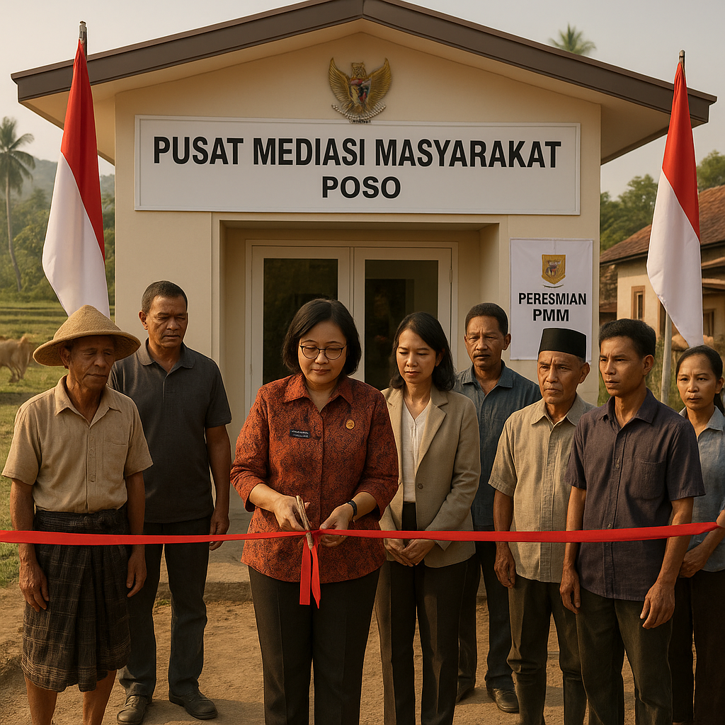 Pemerintah Resmikan Pusat Mediasi Masyarakat di Poso untuk Redam Konflik Horizontal