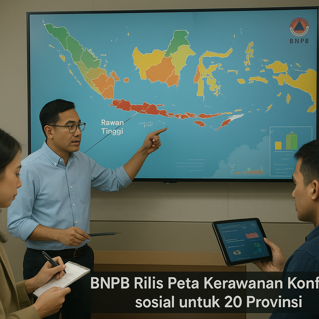 BNPB Rilis Peta Kerawanan Konflik Sosial untuk 20 Provinsi