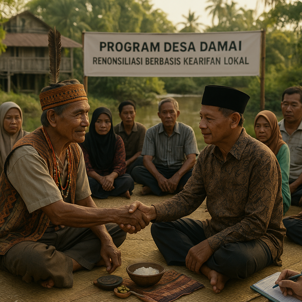 Program Desa Damai: Pendekatan Rekonsiliasi Berbasis Kearifan Lokal di Kalimantan Barat
