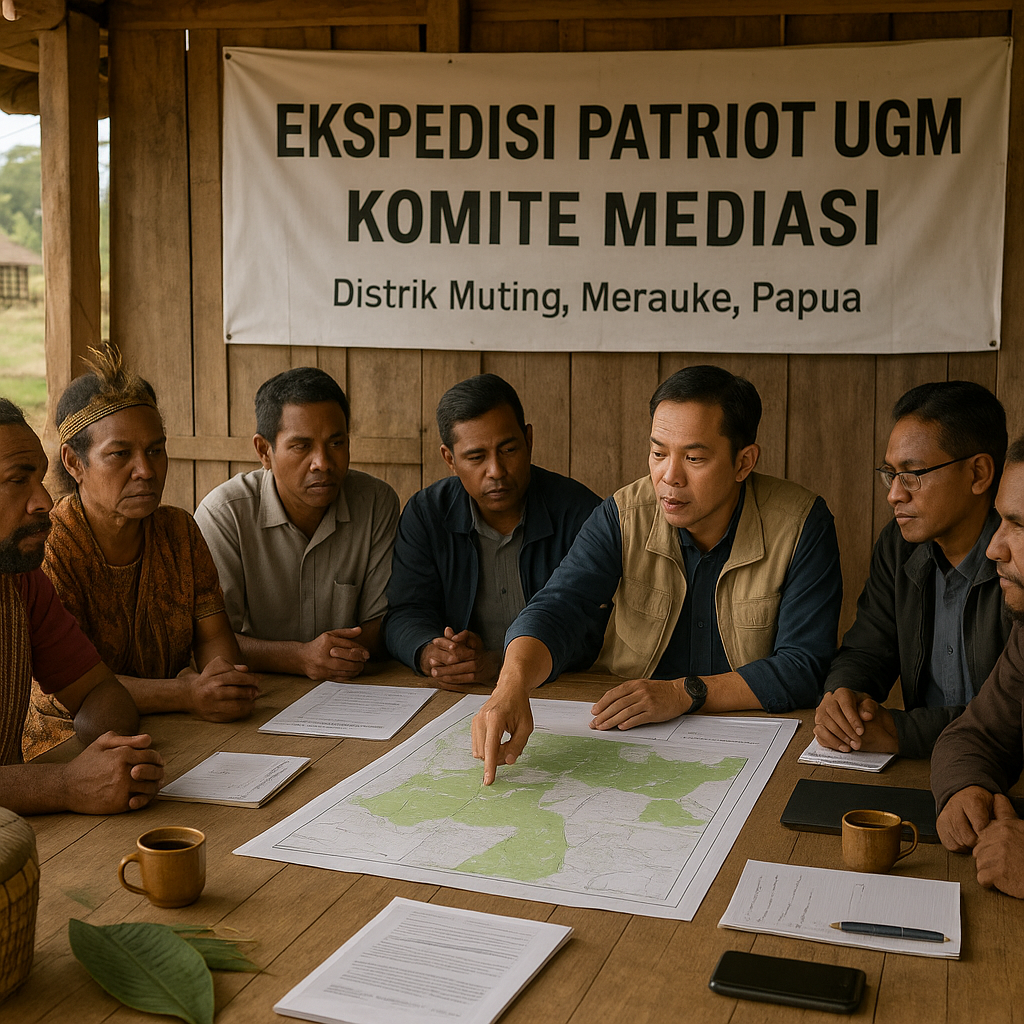 Ekspedisi Patriot UGM Dorong Penyelesaian Konflik Agraria di Muting lewat Komite Mediasi