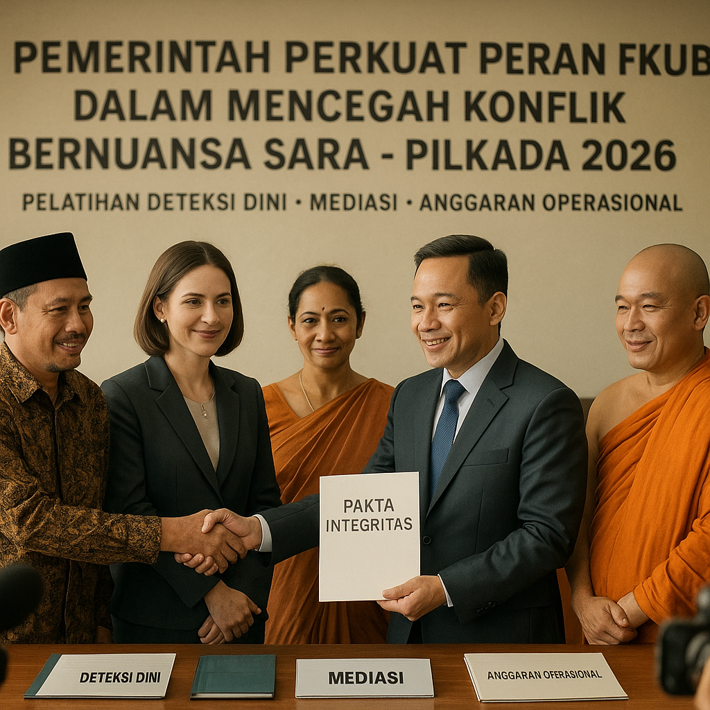 Pemerintah Perkuat Peran FKUB dalam Mencegah Konflik Bernuansa SARA di Pilkada 2026