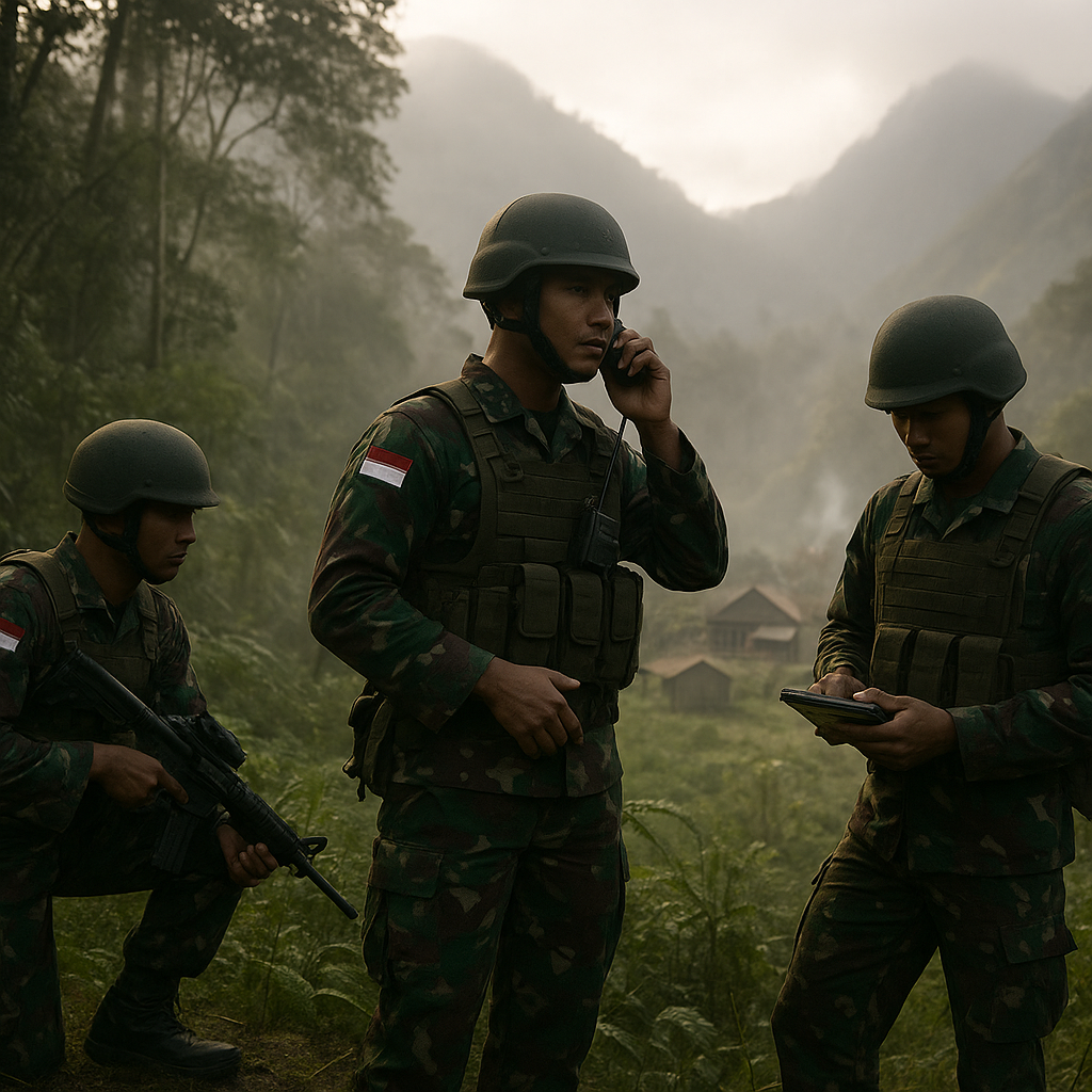 Kontak Tembak TNI-OPM di Intan Jaya: 4 Anggota Kelompok Bersenjata Tewas dalam Operasi Pengamanan
